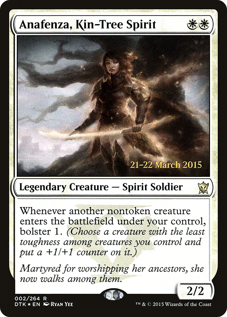 Image of Anafenza, Kin-Tree Spirit (PRE-002) - Dragons of Tarkir Promos Foil