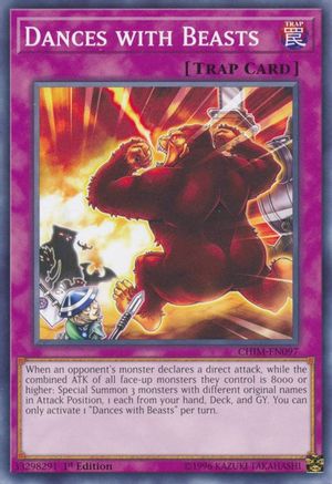 Image of Dances with Beasts (CHIM-EN097) - Chaos Impact 1st Edition