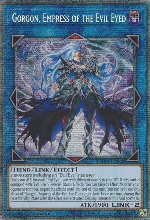 Image of Gorgon, Empress of the Evil Eyed (Starlight Rare) (CHIM-EN048) - Chaos Impact 1st Edition