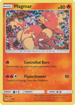 Image of Magmar 003/12  - Holofoil McDonalds Promos 2019 - Promo