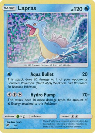 Image of Lapras 005/12  - Holofoil McDonalds Promos 2019 - Promo