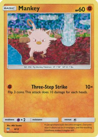 Image of Mankey 008/12  - Holofoil McDonalds Promos 2019 - Promo