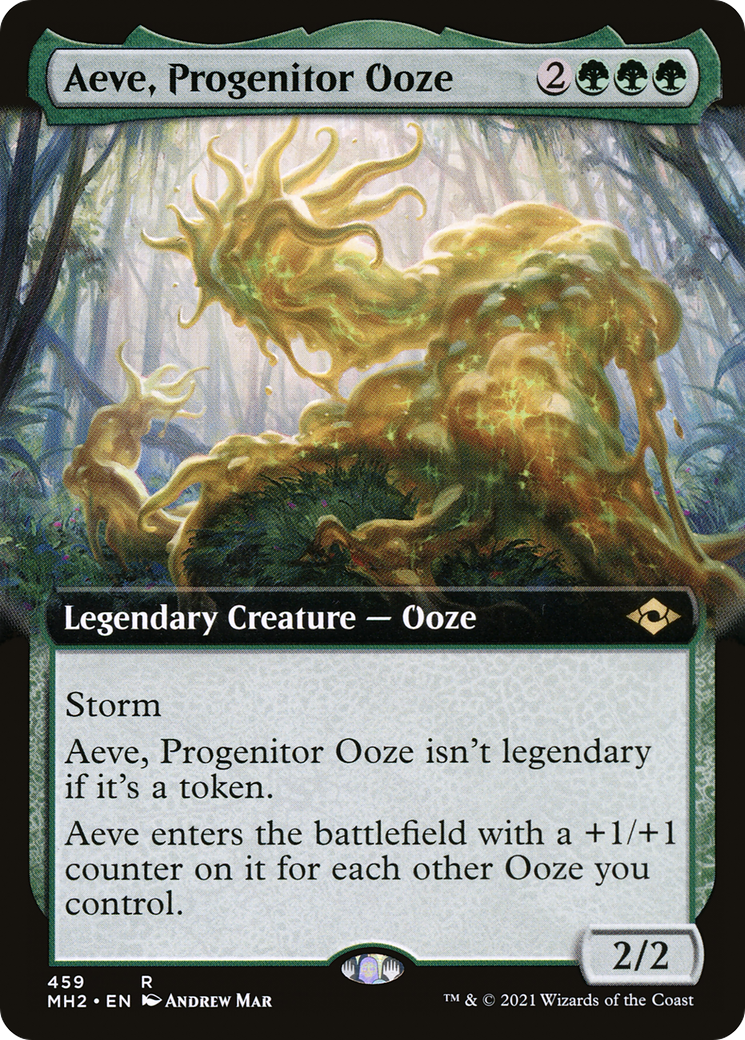 Image of Aeve, Progenitor Ooze (Extended Art) (MH2-459) - Modern Horizons 2: (Extended Art) Foil