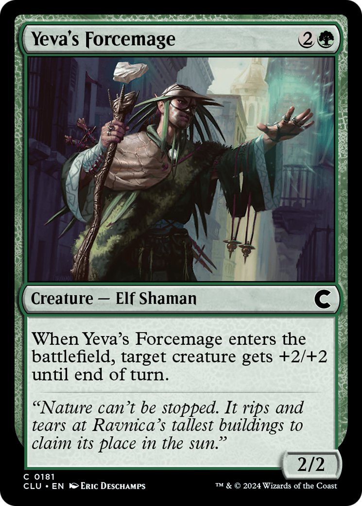 Image of Yeva's Forcemage (CLU-181) - Ravnica: Clue Edition
