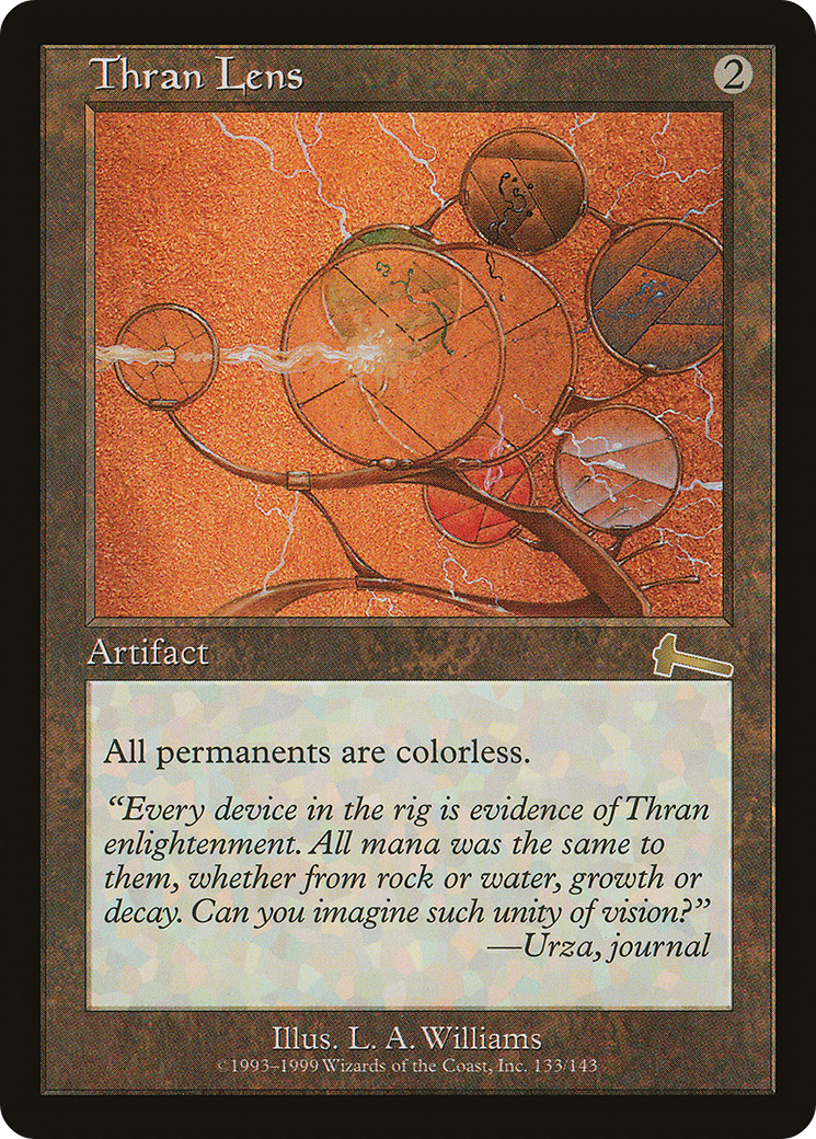 Image of Thran Lens (ULG-133) - Urza's Legacy Foil