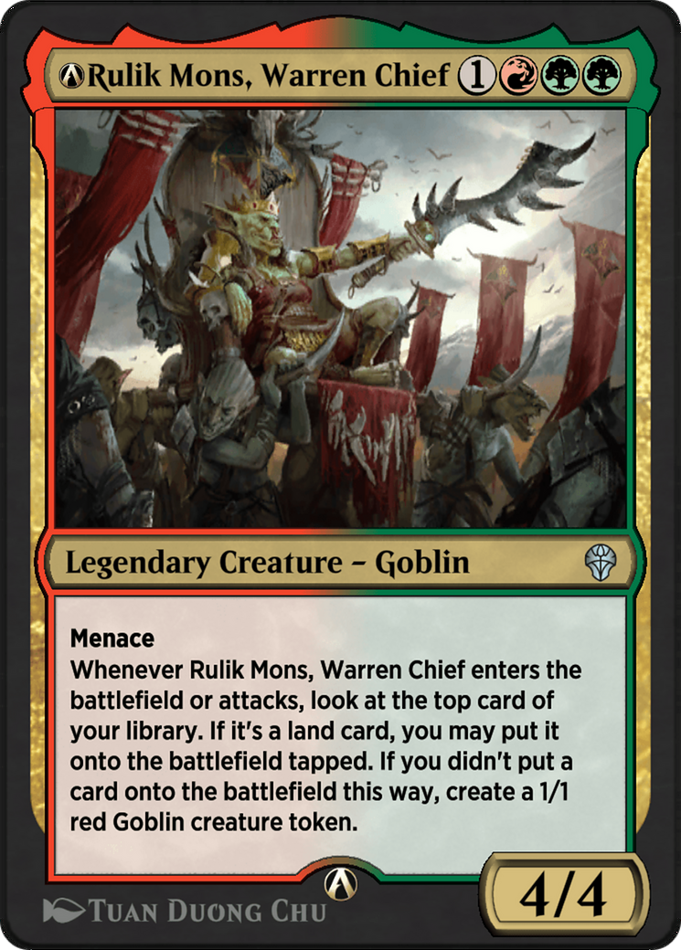 Image of A-Rulik Mons, Warren Chief (DMU-A-217) - Dominaria United