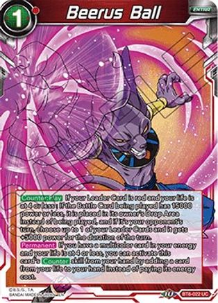 Image of Beerus Ball (BT8-022) - Malicious Machinations