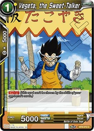 Image of Vegeta, the Sweet-Talker (BT8-072) - Malicious Machinations