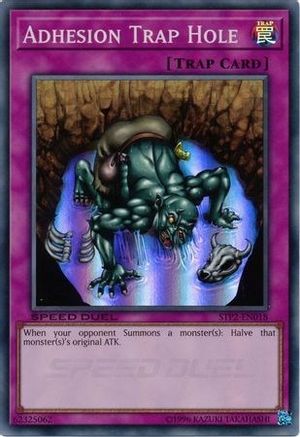 Image of Adhesion Trap Hole (STP2-EN018) - Speed Duel: Tournament Pack 2 Unlimited