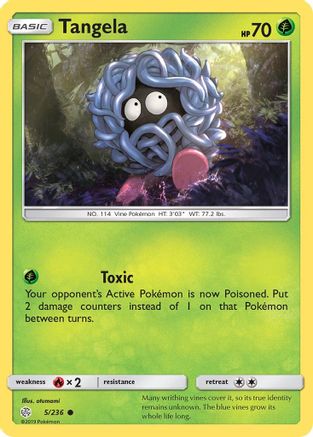 Image of Tangela 005/236  SM  Cosmic Eclipse - Common