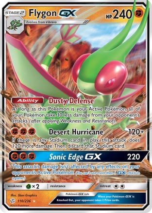 Image of Flygon GX 110/236  - Holofoil SM  Cosmic Eclipse - Ultra Rare