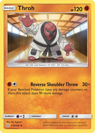 Image of Throh 118  - Reverse Holofoil SM  Cosmic Eclipse - Uncommon