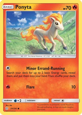 Image of Ponyta 023/236  SM  Cosmic Eclipse - Common