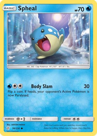 Image of Spheal 050/236  SM  Cosmic Eclipse - Common