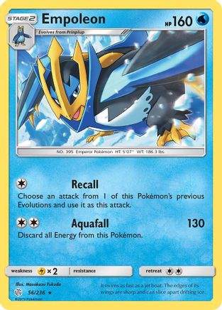 Image of Empoleon 056/236  SM  Cosmic Eclipse - Rare
