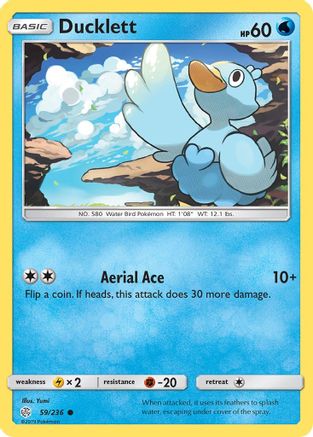Image of Ducklett 059/236  SM  Cosmic Eclipse - Common
