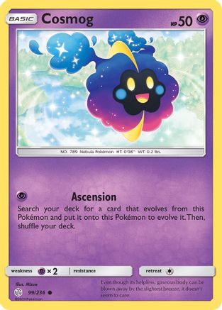 Image of Cosmog 099/236  SM  Cosmic Eclipse - Common