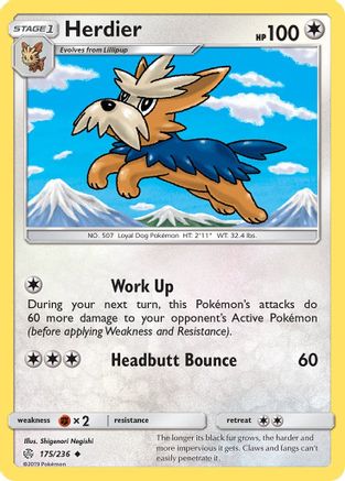 Image of Herdier 175  SM  Cosmic Eclipse - Uncommon