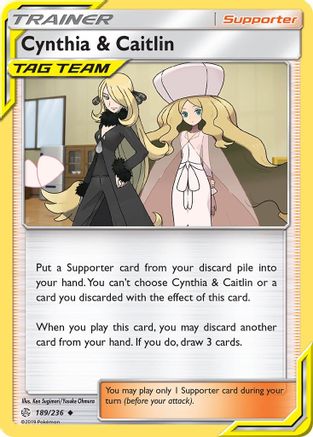 Image of Cynthia & Caitlin 189/236  SM  Cosmic Eclipse - Uncommon