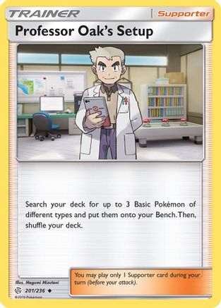 Image of Professor Oak's Setup 201/236  SM  Cosmic Eclipse - Uncommon