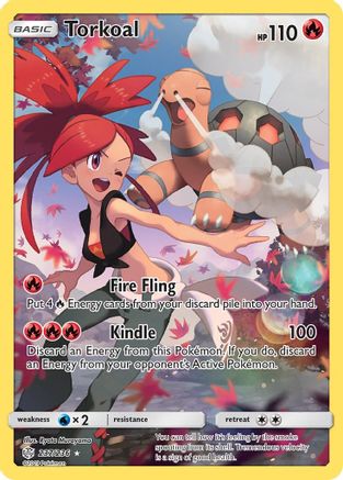 Image of Torkoal (Secret) 237/236  - Holofoil SM  Cosmic Eclipse - Secret Rare