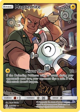 Image of Magnemite (Secret) 242/236  - Holofoil SM  Cosmic Eclipse - Secret Rare