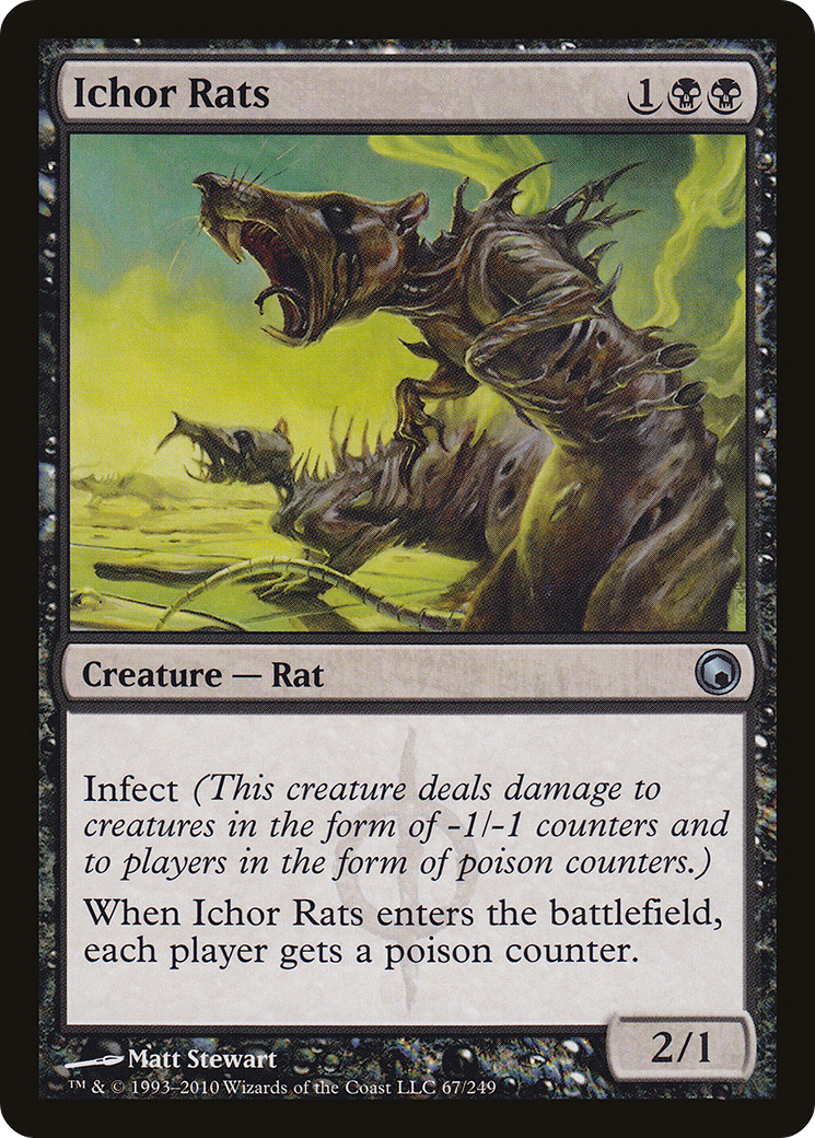 Image of Ichor Rats (SOM-067) - Scars of Mirrodin Foil