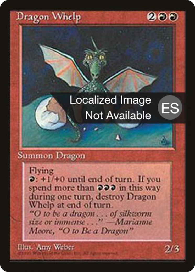 Image of Dragon Whelp (4BB-) - Fourth Edition Foreign Black Border
