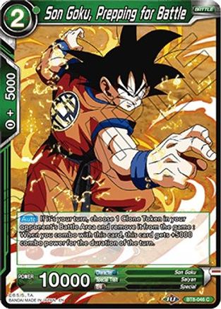 Image of Son Goku, Prepping for Battle (BT8-046) - Malicious Machinations Foil