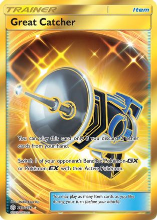 Image of Great Catcher (Secret) 264  - Holofoil SM  Cosmic Eclipse - Secret Rare