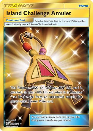 Image of Island Challenge Amulet (Secret) 265  - Holofoil SM  Cosmic Eclipse - Secret Rare