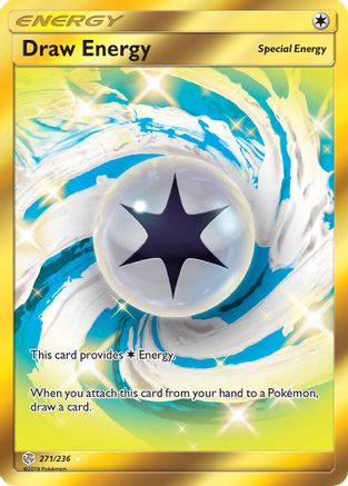 Image of Draw Energy (Secret) 271  - Holofoil SM  Cosmic Eclipse - Secret Rare