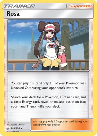 Image of Rosa 204/236  - Holofoil SM  Cosmic Eclipse - Holo Rare