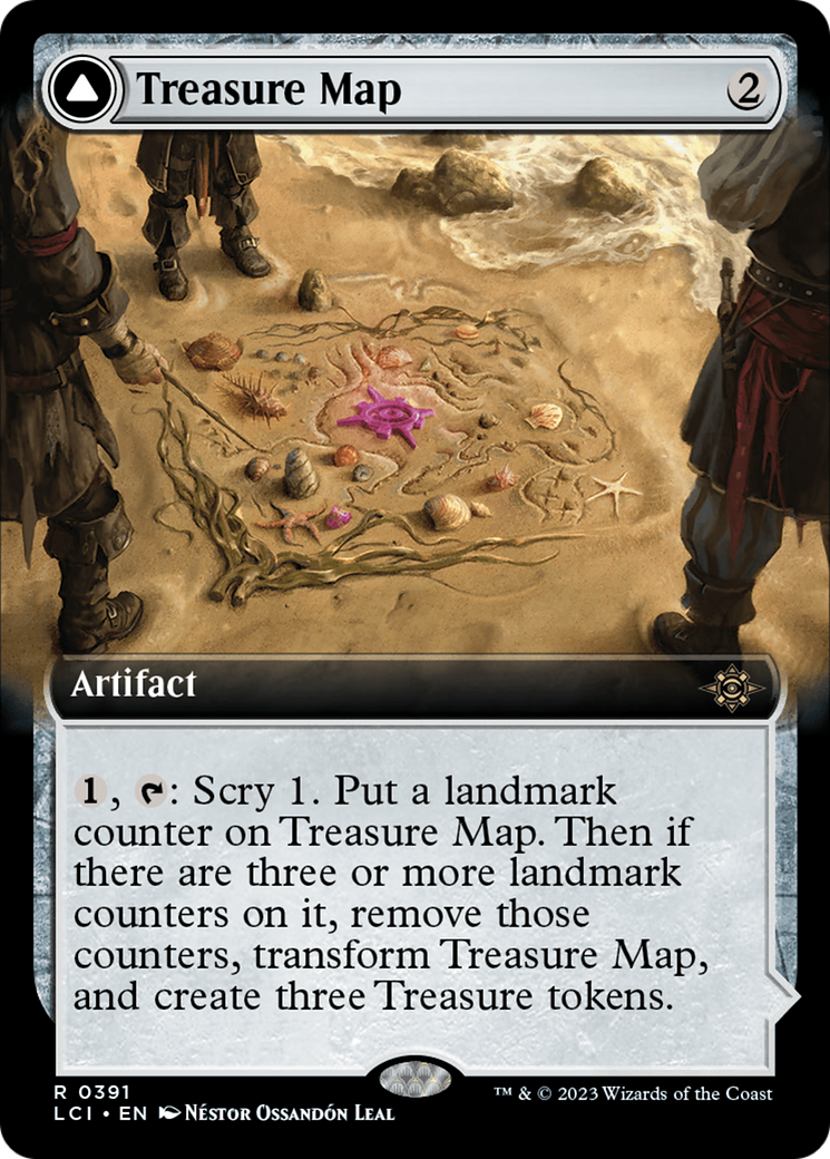 Image of Treasure Map (Extended Art) (LCI-391) - The Lost Caverns of Ixalan: (Extended Art)