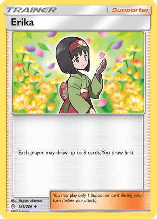 Image of Erika 191/236  - Reverse Holofoil SM  Cosmic Eclipse - Uncommon