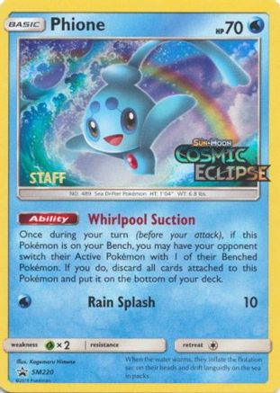 Image of Phione SM220  - Holofoil SM Promos - Promo