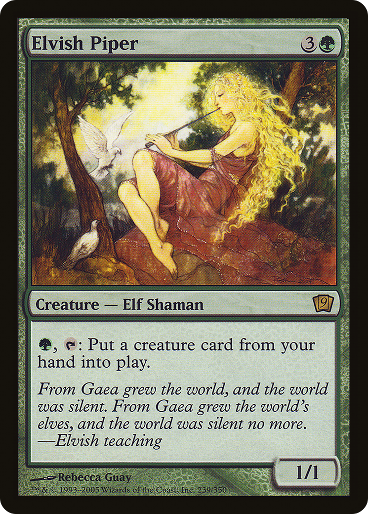 Image of Elvish Piper (9ED-239) - 9th Edition Foil