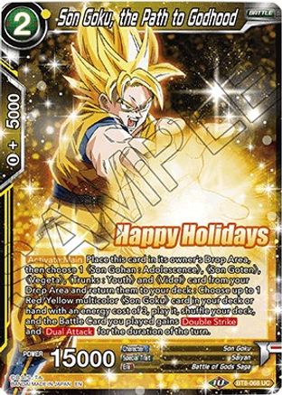 Image of Son Goku, the Path to Godhood (Gift Box 2019) (BT8-068) - Promotion Cards
