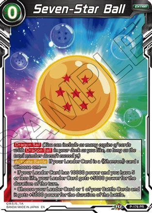 Image of Seven-Star Ball (P-176) - Promotion Cards