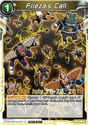 Image of Frieza's Call (OTAKON 2019) (BT1-109_PR) - Promotion Cards Foil
