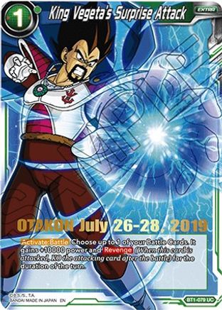 Image of King Vegeta's Surprise Attack (OTAKON 2019) (BT1-079) - Promotion Cards Foil