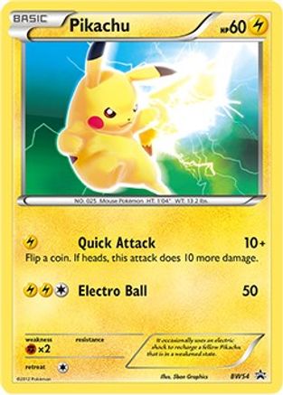Image of Pikachu BW54  Black and White Promos - Rare