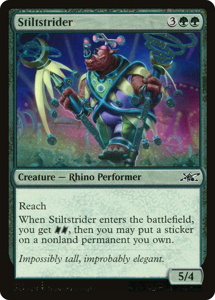 Image of Stiltstrider (Galaxy Foil) (UNF-443) - Unfinity Foil