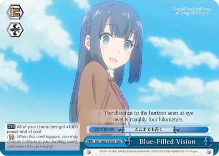 Image of Blue-Filled Vision (RRR) (SBY/W64-E100R RRR) - Rascal Does Not Dream of Bunny Girl Senpai