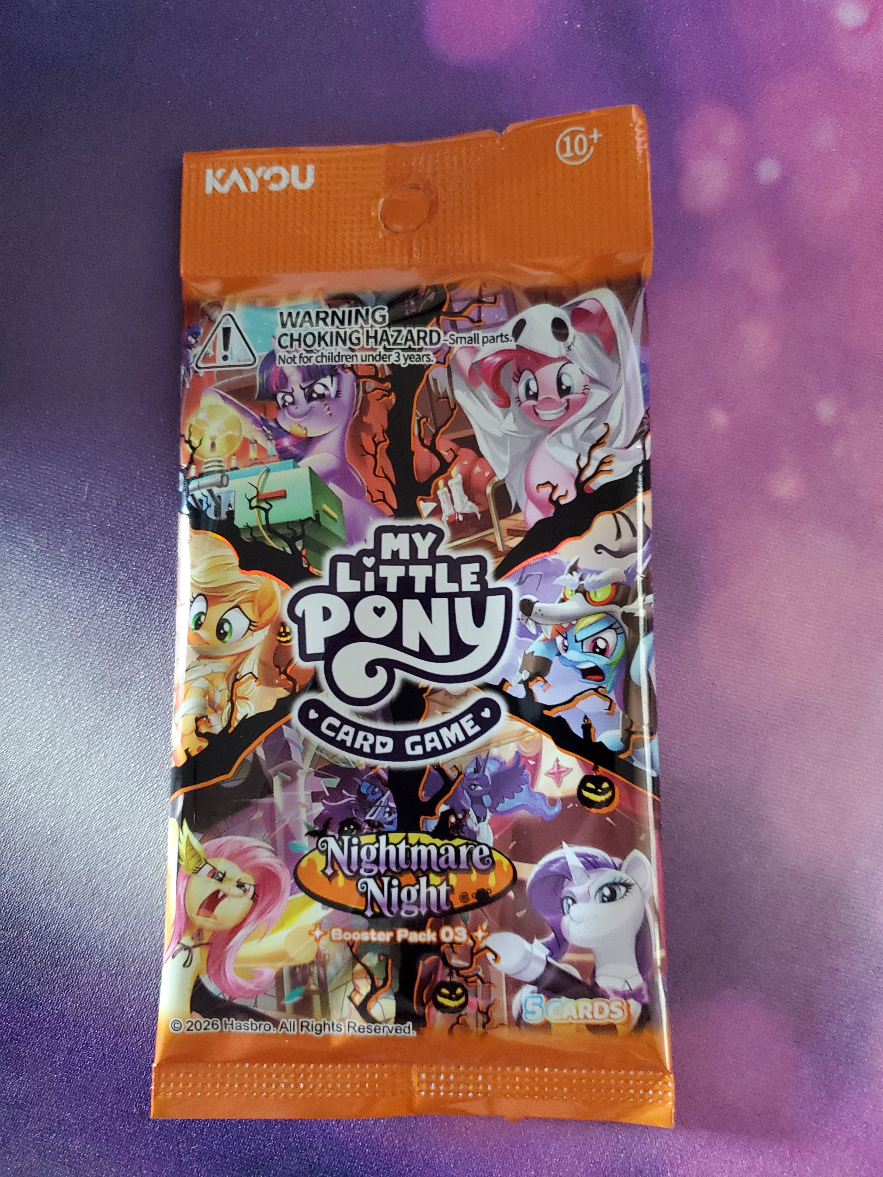 Image of KAYOU LIMITED: MY LITTLE PONY TCG: SERIES 3 NIGHTMARE NIGHT BOOSTER PACK