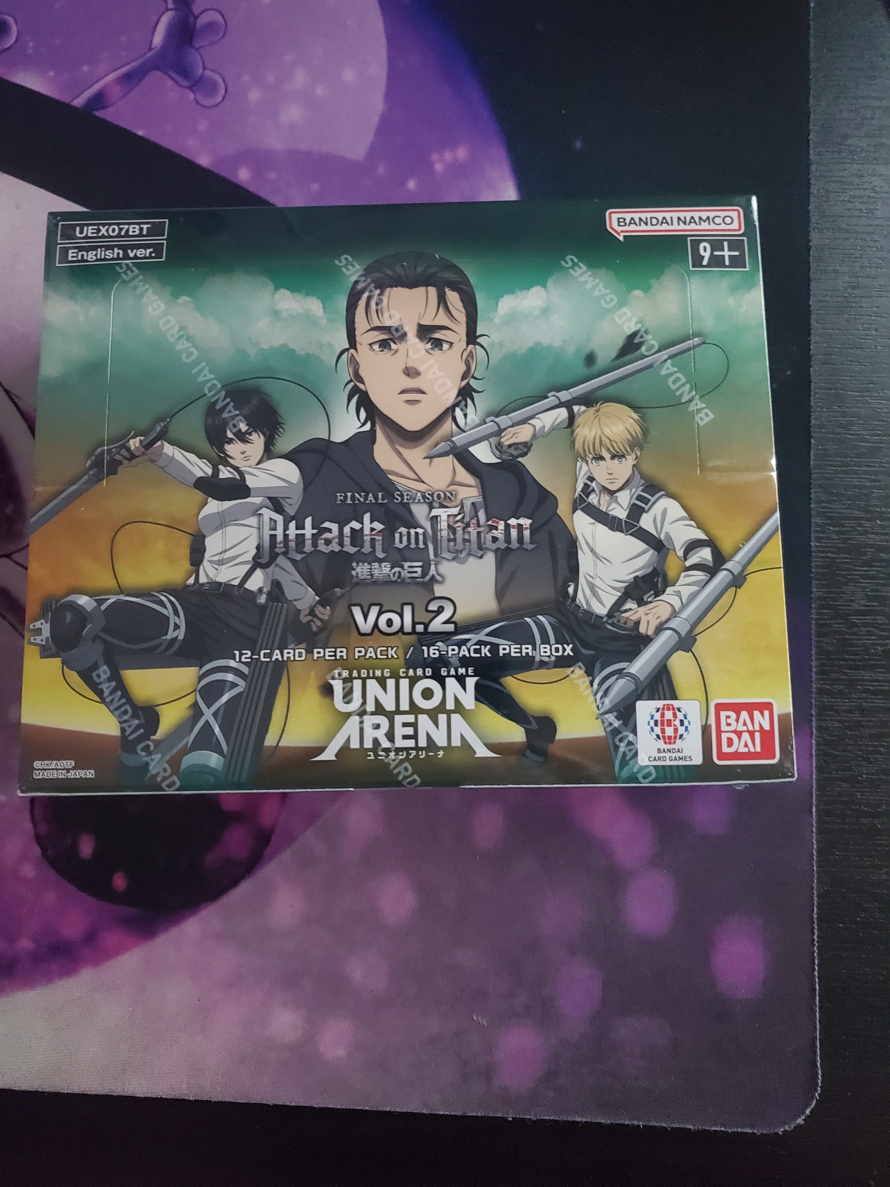Image of UNION ARENA CARD GAME: BOOSTER PACK: ATTACK ON TITAN VOLUME 2 (UEX07BT) (16CT)