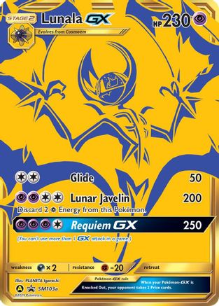 Image of Lunala GX SM103a  - Holofoil SM Promos - Promo
