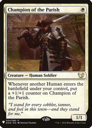 Image of Champion of the Parish (LIST-004) - The List Reprints