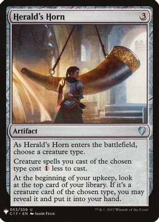 Image of Herald's Horn (LIST-053) - The List Reprints