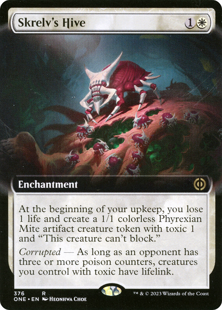 Image of Skrelv's Hive (Extended Art) (ONE-376) - Phyrexia: All Will Be One: (Extended Art)